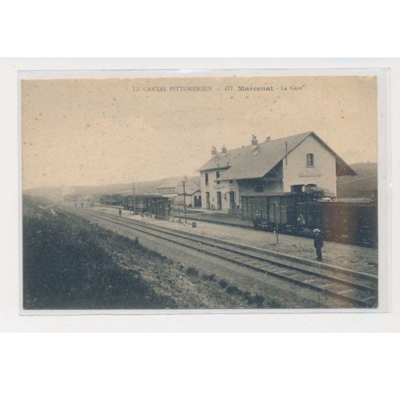 MARCENAT - la gare - état