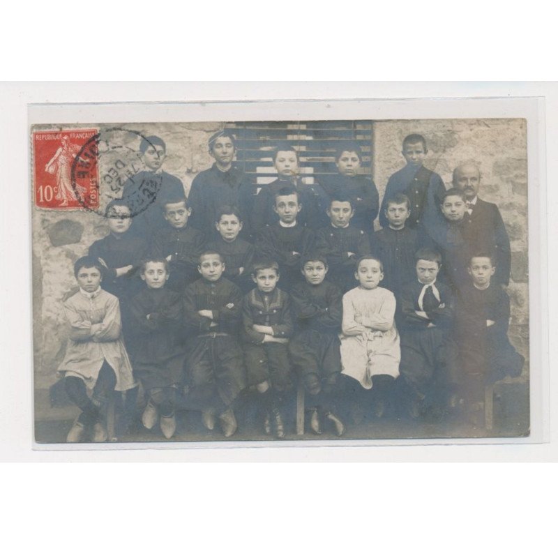 Carte photo - Ecole garçons - très bon état
