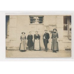 MER - Carte photo - bureau de Poste - Boulevard de la Gare - très bon état