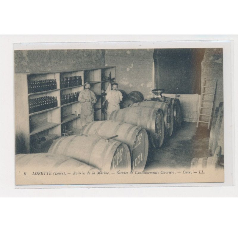 LORETTE - Aciéries de la Marine - Service de cantonnements ouvriers - Cave - état