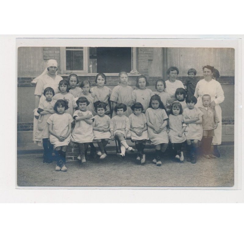 ELNE - Carte photo -  Ecole filles - très bon état