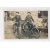 LYON - carte photo - Militaires a  vélo - automobile - très bon état