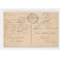 TOULON SUR ARROUX - Carriole et cheval attelé - très bon état