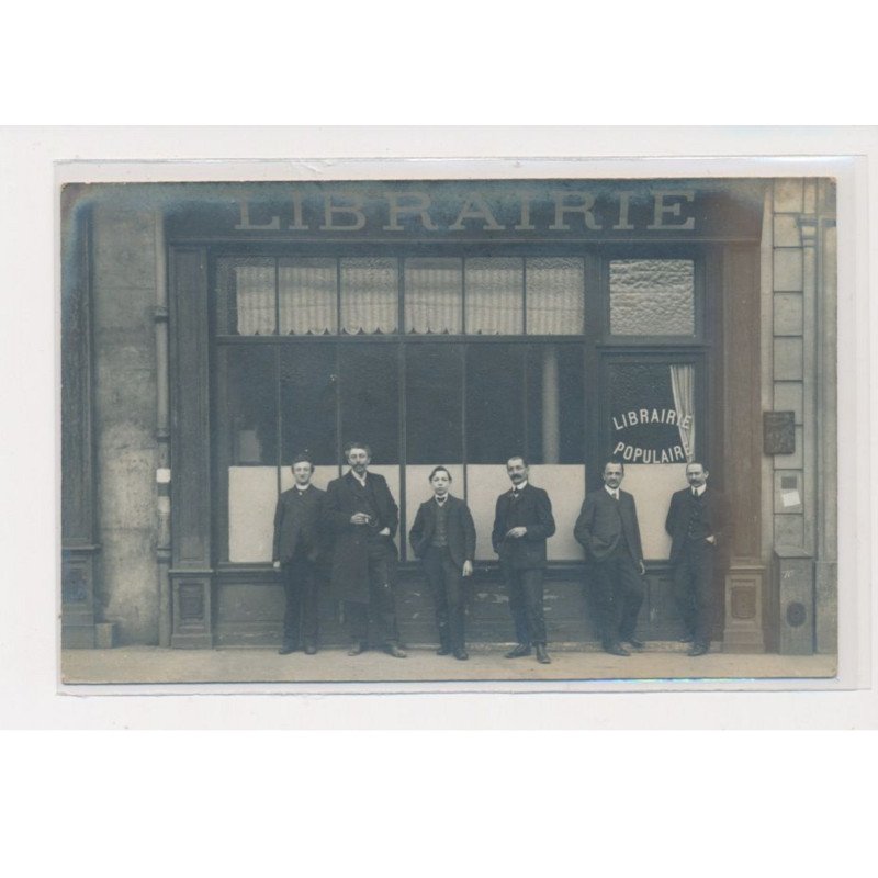 PARIS - Carte photo - Librairie Populaire - très bon état