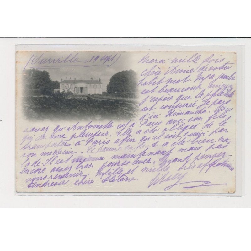 SURVILLE - Carte photo - Château - très bon état