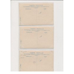 BERNAY - Carte photo - Rassemblement - 3 CPA - à nos bienfaiteurs à nos invités - très bon état