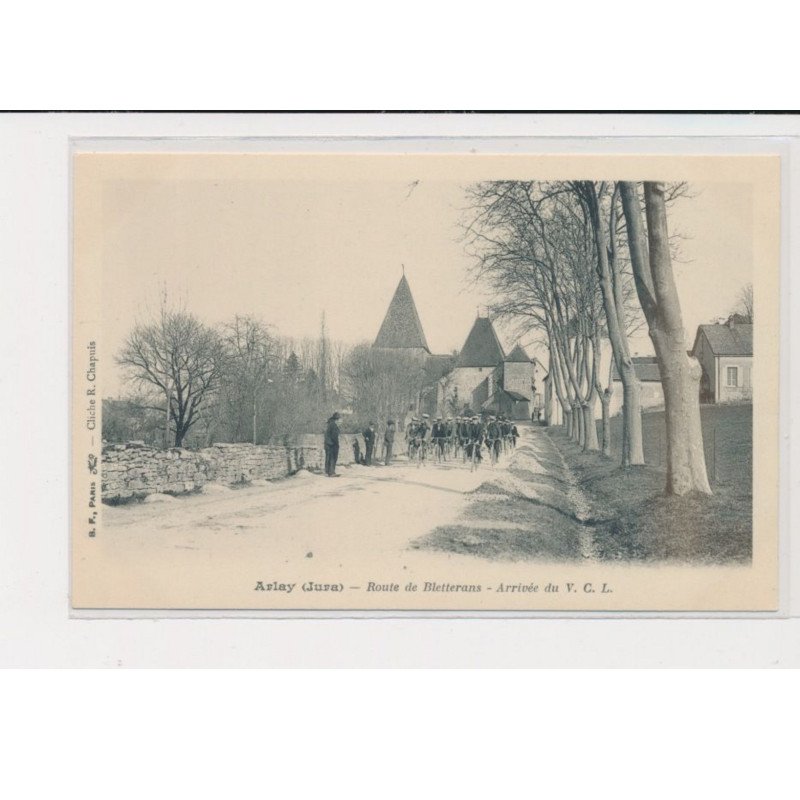 ARLAY - Route de Bletterans - arrivée du VCL (cyclisme - velo) - très bon état