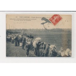 JUVISY - Port-Aviation - Grande quinzaine de Paris 1909 - l'Aéroplane Antoinette piloté par Latham - très bon état
