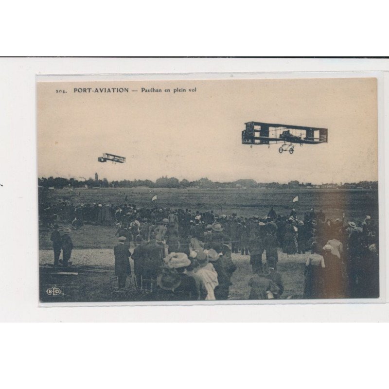 JUVISY - Port-Aviation - Paulhan en plein vol - très bon état