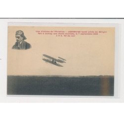 JUVISY - Port-Aviation - Une victime de l'aviation - Lefebvre hardi pilote du Wright - chute mortelle - 1909 - état