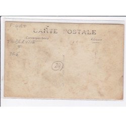 THIBERVILLE : carte photo de la forge HOMO (FIQUET successeur - marechalerie -  charronnage) - très bon état