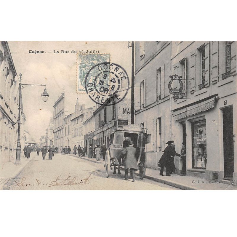 COGNAC - La rue du 14 Juillet - très bon état