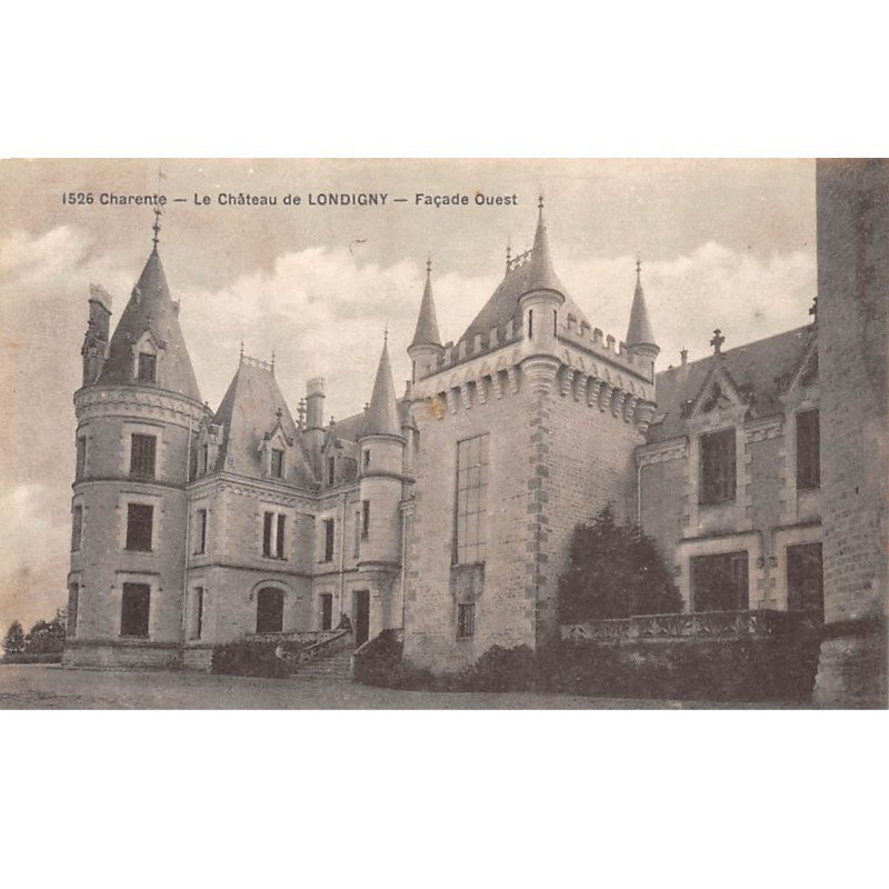 Le Château de LONDIGNY - Façade Ouest - très bon état