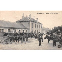 COGNAC - Vue extérieure de la Gare - très bon état