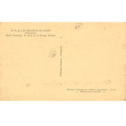 SAINT MAURICE DES LIONS - Route Nationale, la Poste et le Groupe Scolaire - très bon état