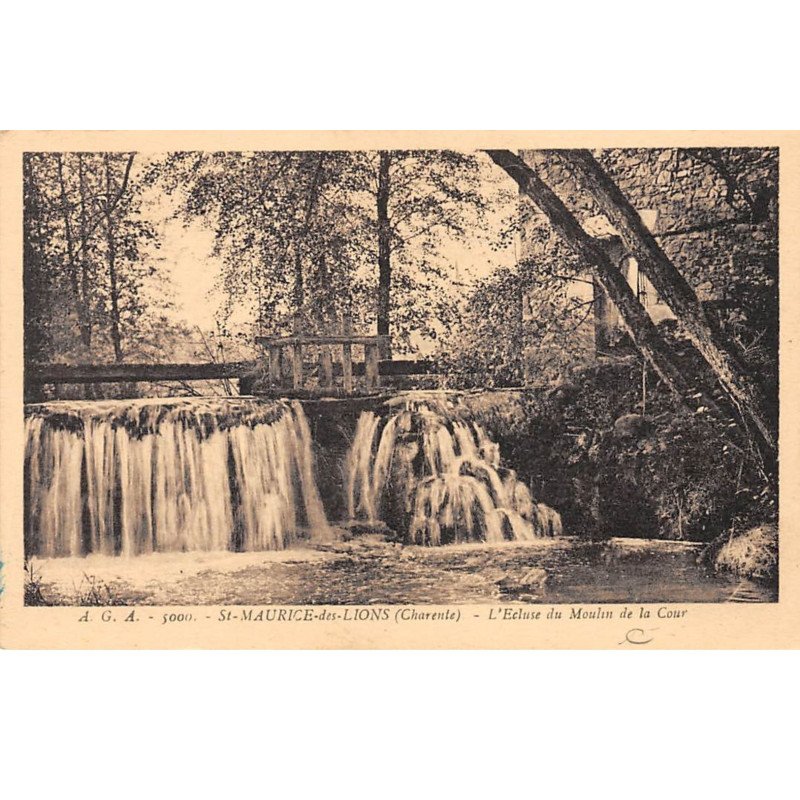 SAINT MAURICE DES LIONS - L'Ecluse du Moulin de la Cour - très bon état