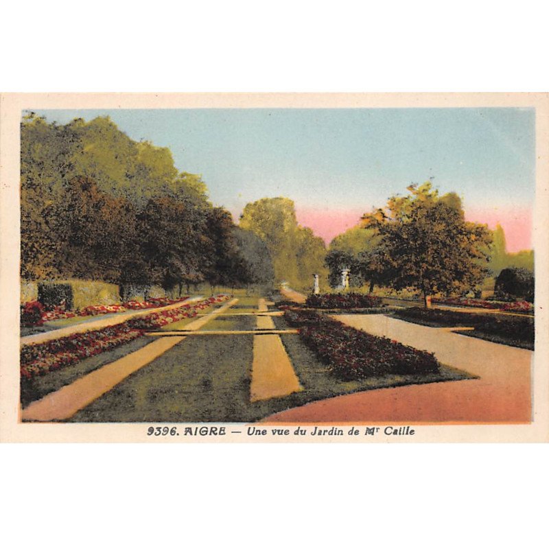AIGRE - Une vue du Jardin de Mr Caille - très bon état