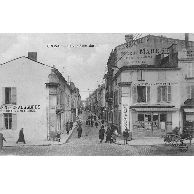 COGNAC - La Rue Saint Martin - très bon état