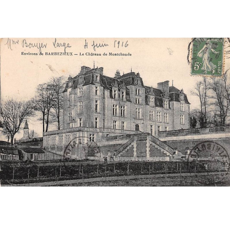 Environs de BARBEZIEUX - Le Château de Montchaude - très bon état