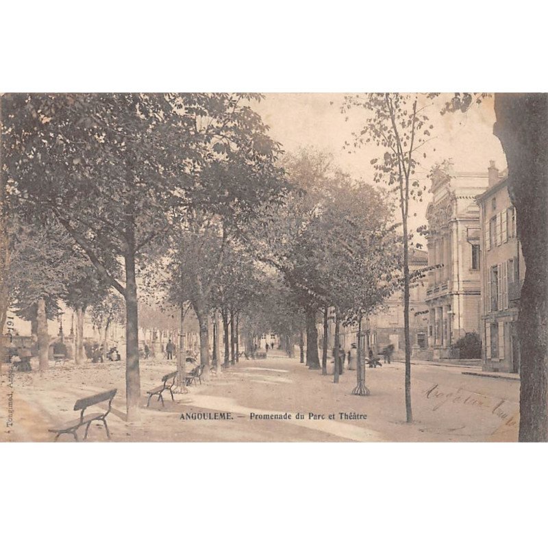 ANGOULEME - Promenade du Parc et Théâtre - très bon état