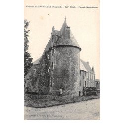Château de SAVEILLES - Façade Nord Ouest - très bon état