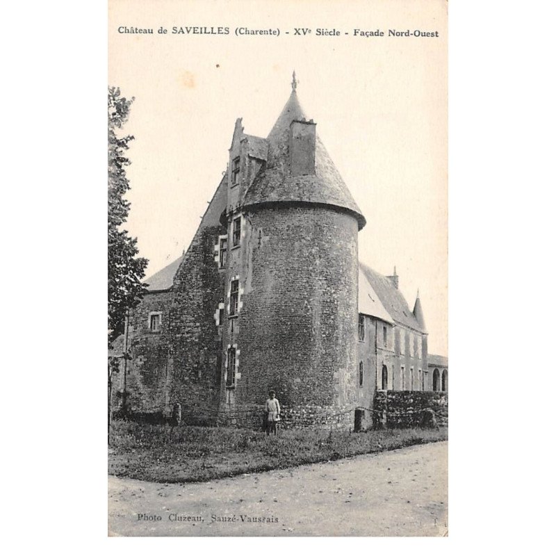 Château de SAVEILLES - Façade Nord Ouest - très bon état
