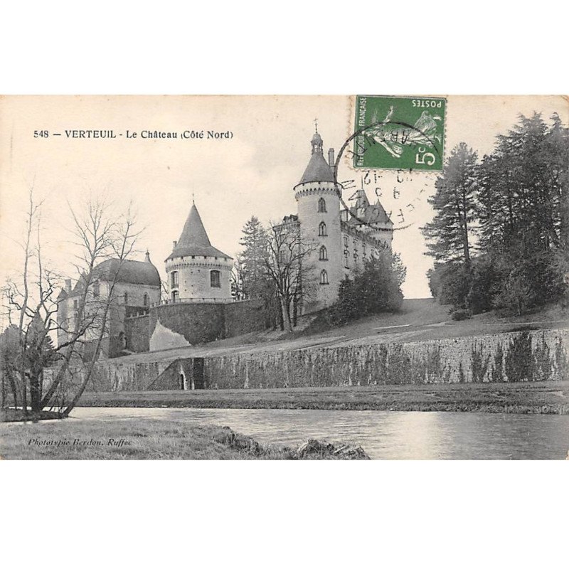 VERTEUIL - Le Château (Côté Nord) - très bon état