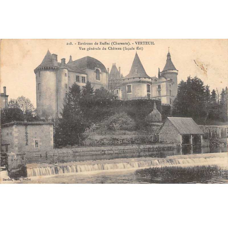 VERTEUIL - Vue générale du Château - très bon état