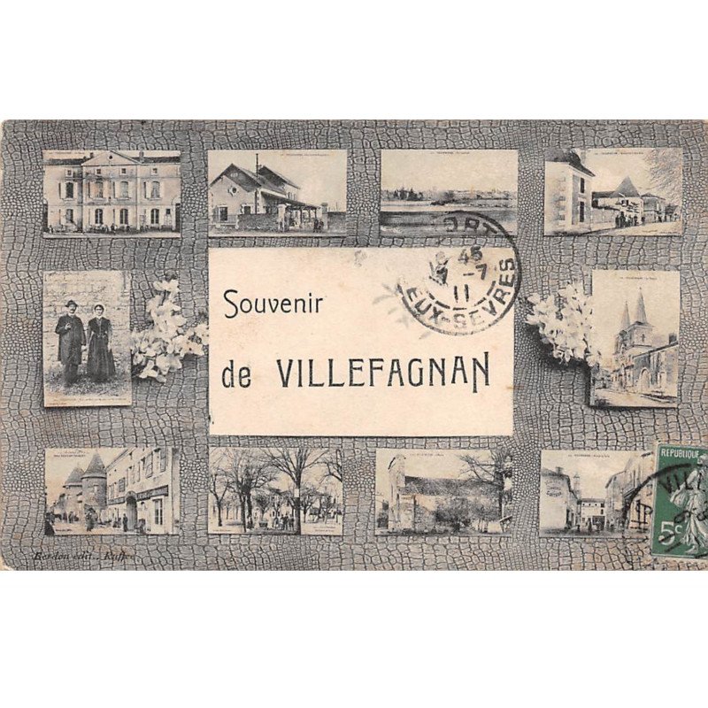 Souvenir de VILLEFAGNAN - très bon état