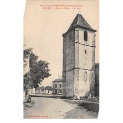 BONNES - La Place de l'Eglise - Le Clocher - très bon état