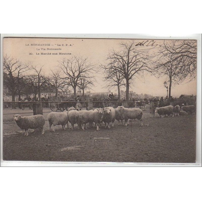 LA NORMANDE : le marché aux moutons - très bon état