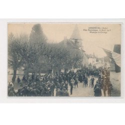 ARSONVAL - Fête patriotique, 6 Avril 1913 - Musique et cortège - très bon état