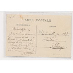 BALNOT SUR LAIGNES - Cabine téléphonique et rue du vieux château - très bon état