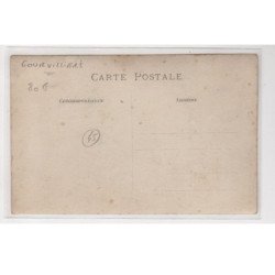 GOURVILLIERS : carte photo de militaires - poste 14 - sergent STOEFFLER - très bon état
