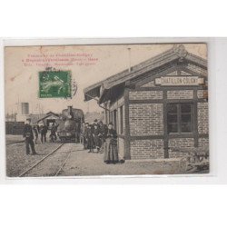 CHATILLON COLIGNY : la gare du tramway (Nogent sur Vernisson) - état