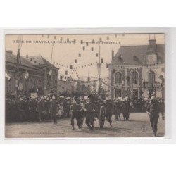 CHATILLON COLIGNY : la fête - concours de pompes (pompiers) - très bon état