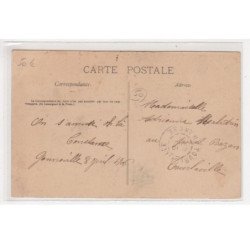 GONNEVILLE : hameau Les Roches - le restaurant Tollemer et l'arrivée du courrier (attelage) - très bon état
