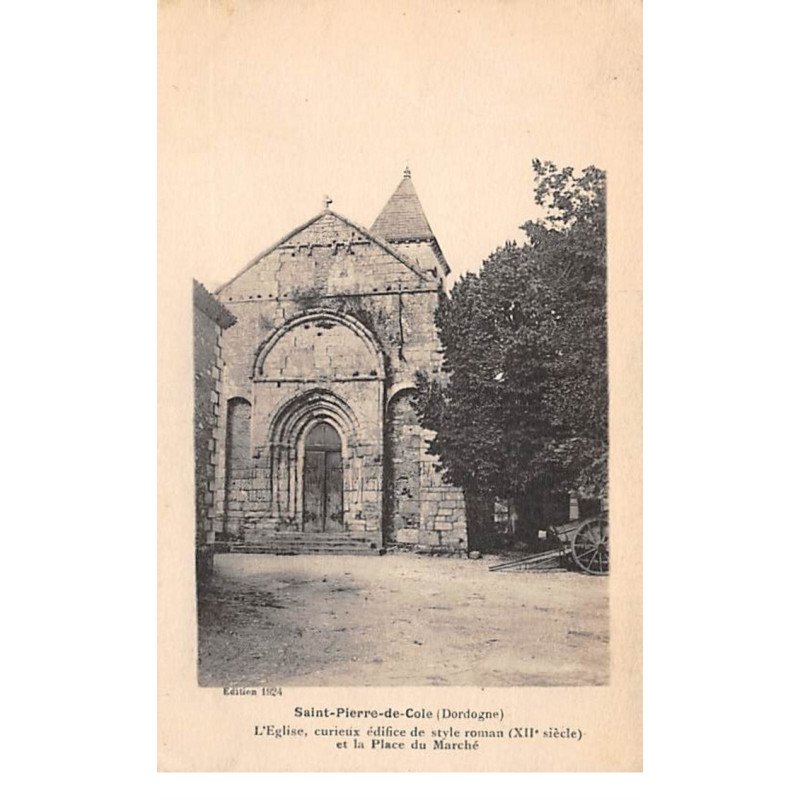 SAINT PIERRE DE COLE - L'Eglise - très bon état