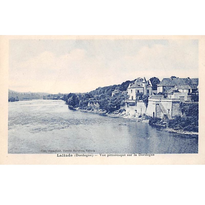 LALINDE - Vue pittoresque sur la Dordogne - très bon état