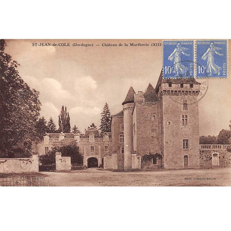 SAINT JEAN DE COLE - Château de la Marthonie - très bon état