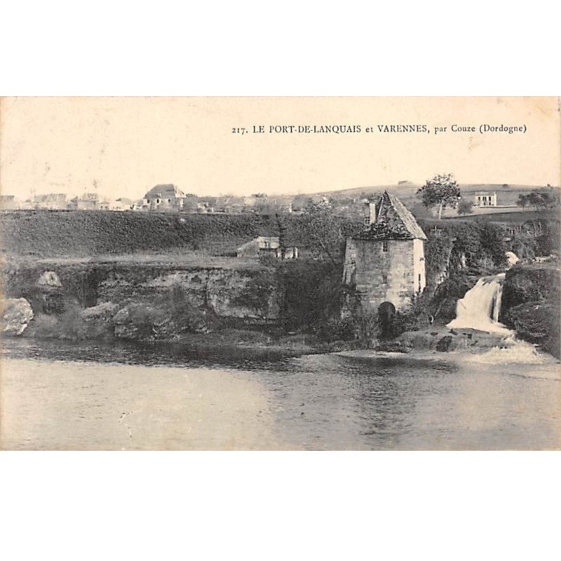 Le Port de LANQUAIS et VARENNES par Couze - très bon état
