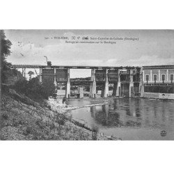 TUILIERE - Barrage en construction sur la Dordogne - très bon état