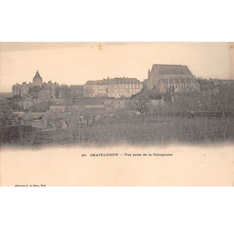 CHATEAUDUN - Vue prise de la Ginguette - très bon état