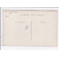 LE CROTOY : carte photo du café des Chalets (enfants - balançoires) - très bon état
