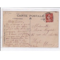 POITIERS (cachet de départ) : carte phtoo d'un groupe (chien) - très bon état