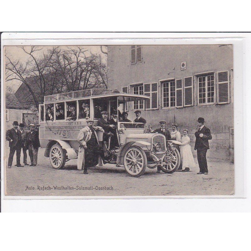 AUTO RUFACH - WESTHALTEN - SULZMATT - OSENBACH - (autobus) - bon état