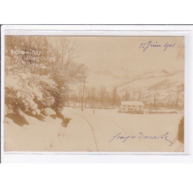 VILLARS COLMARS par Beauvezer : carte photo (Bastide des Clos) - très bon état