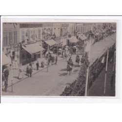 SAINT DIE : carte photo des fêtes franco-américaines - bon état (traces)