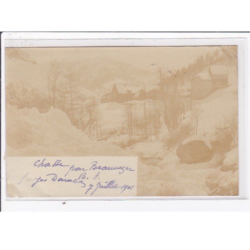 CHASSE par Beauvezer : carte photo - état