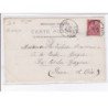 PRIVAS : carte photo de la gare et du grand pont du Petit Tournon en 1901 - très bon état